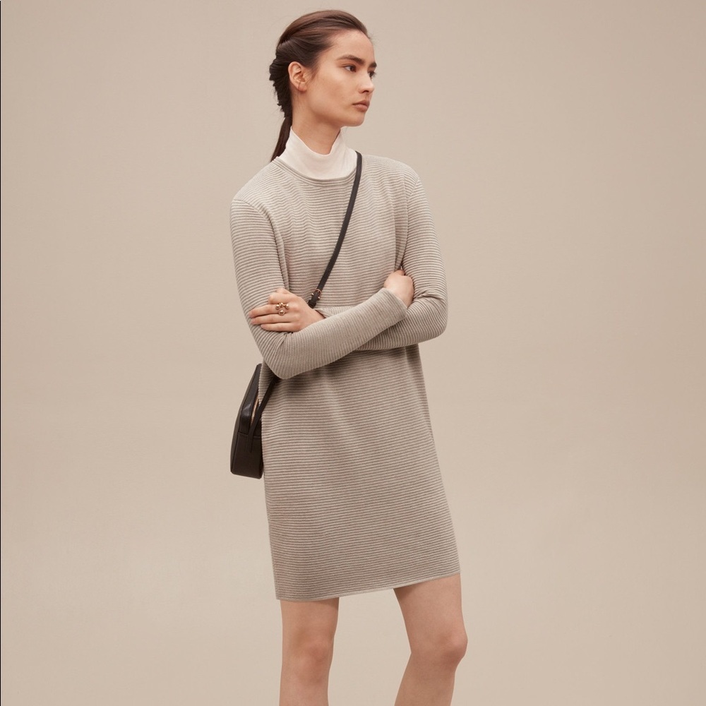 Aritzia | Wilfred Burgundy Sweater Dress